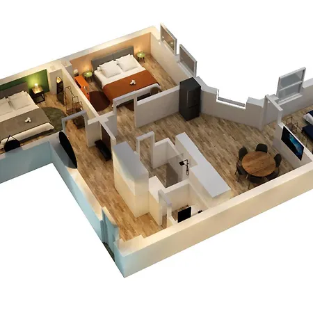 Olive - 3x Kingsize Bedrooms - Free Parking Apartment *